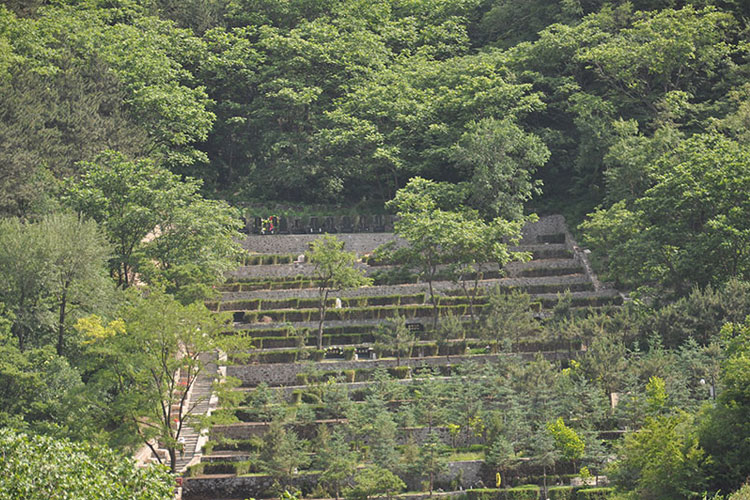 北京怀柔九公山长城纪念林有哪几个园区？